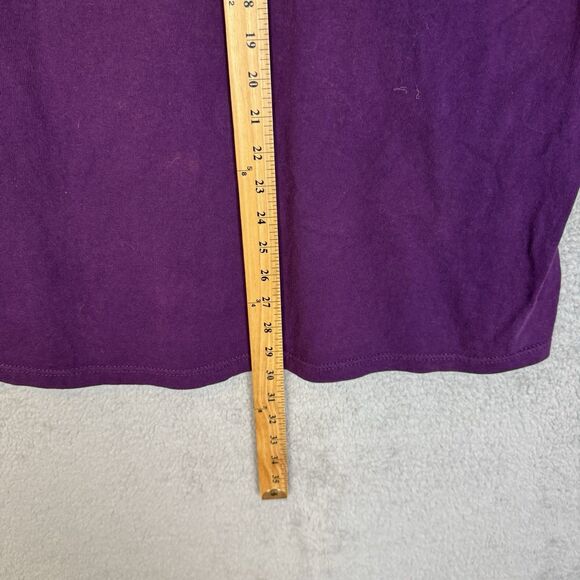 VTG Champion T‎ Shirt Mens XL Purple Short Sleeve Cotton Y2K Single Stitch - Picture 7 of 9